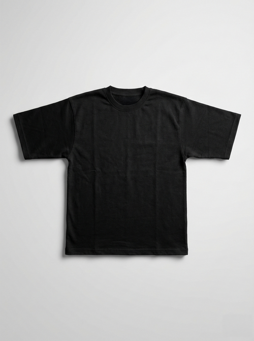 Black Oversized Essential T-Shirt – Men’s T-Shirt
