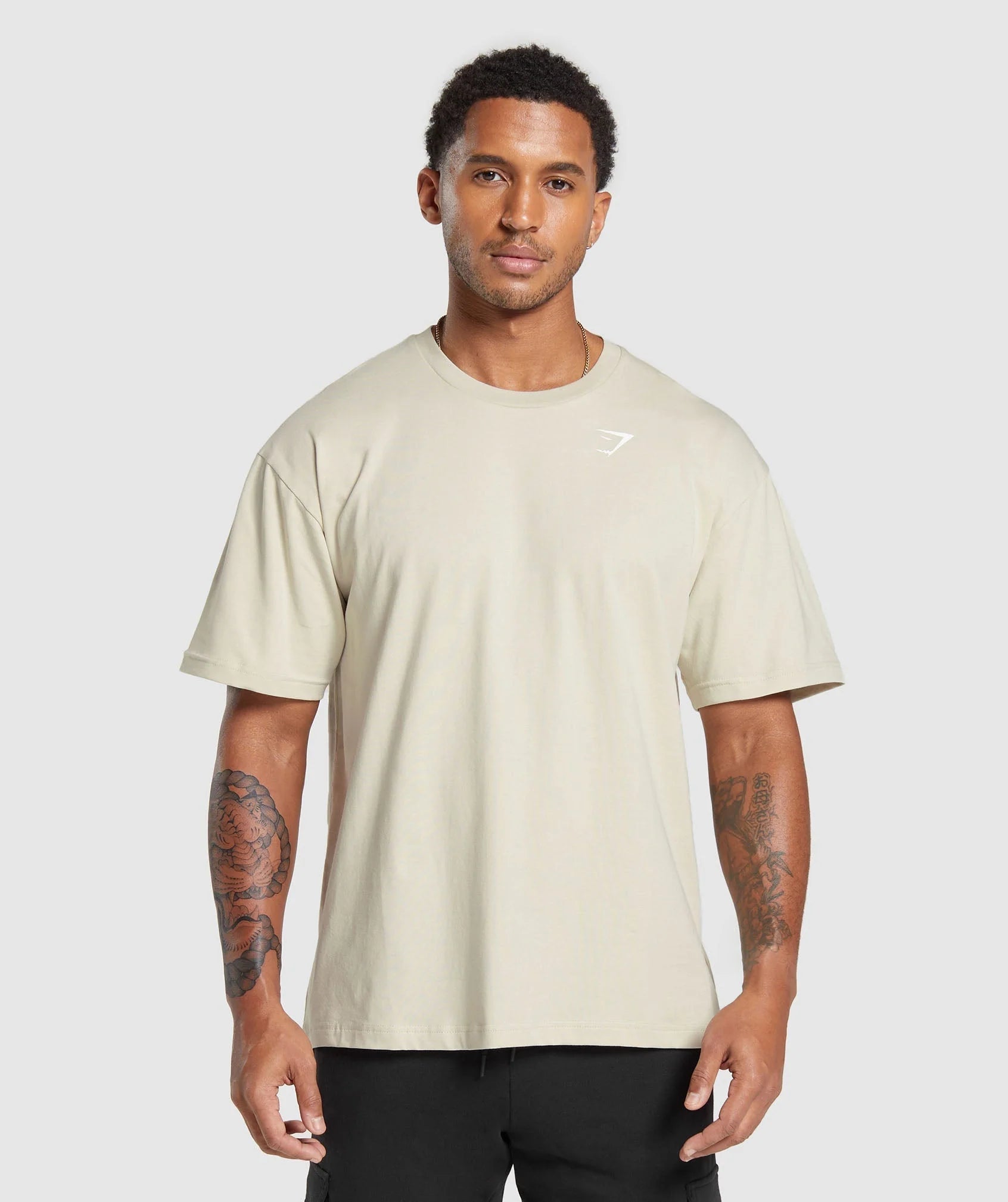 Biege oversized T-shirt